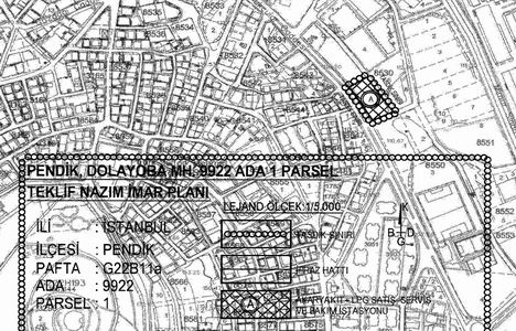 Pendik Dolayoba 9922 ada, 1 parselin imar planı askıya çıkarıldı!