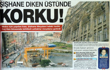 1999 yılında Frej Han binasında çatlaklar meydana gelmiş!