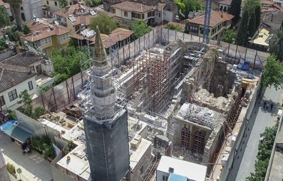 Şehzade Korkut Camisi 123 yıl sonra külahına kavuştu! 