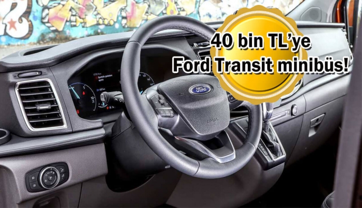 Sosyal Yardımlaşma Vakfı 40 bin TL'ye Ford Transit Minibüs satıyor!