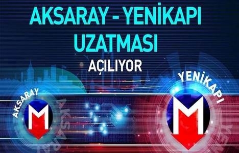 Aksaray Yenikapı metrosu yarın açılıyor!