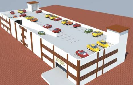 Antalya Kumluca'da 4 katlı otopark yapılıyor!