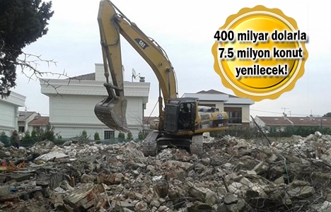 Kentsel dönüşüm için 5 yılda 75 milyar liralık kaynak!