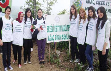 Bülent Ecevit Üniversitesi'nin her mensubu adına fidan dikildi!