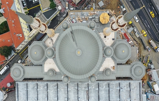 Taksim Cami nin yüzde 95 i tamamlandı!