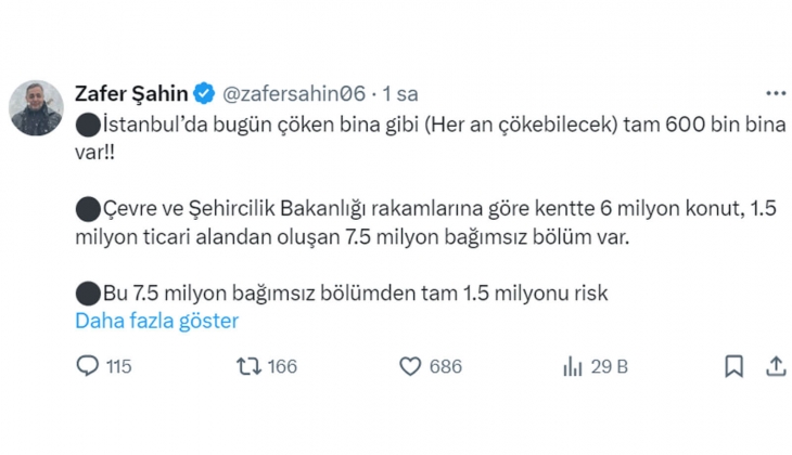 Küçükçekmece de 3 katlı bina çöktü: İstanbul da bunun gibi her an çökebilecek 600 bin bina var!