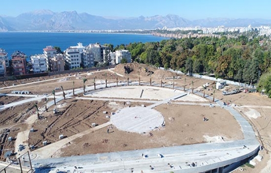 Antalya Millet Bahçesi şekilleniyor!
