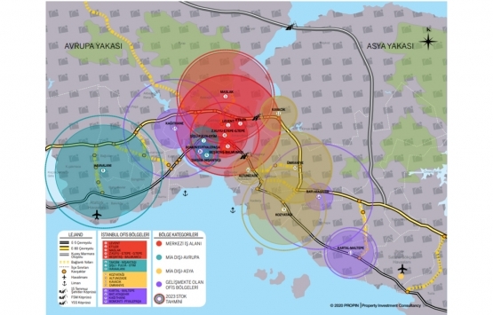 İstanbul un en yüksek ofis kirası hangi bölgede?