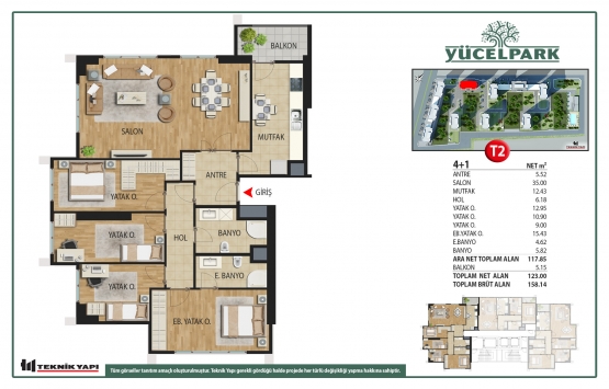 Yücel Park kat planları!