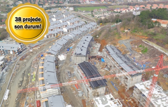 Emlak Konut'un 38 projesi havadan görüntülendi!