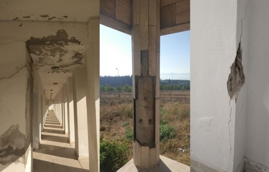 Gebze'deki öğrenci yurdundaki çatlaklar öğrencileri tedirgin ediyor!