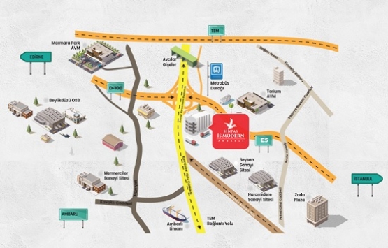 İş Modern Ambarlı da yüzde 5 peşin 48 ay taksitle!