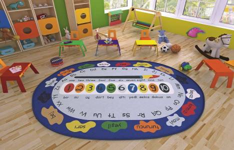 Confetti çocuk odası halıları, odaların havasını değiştiriyor!