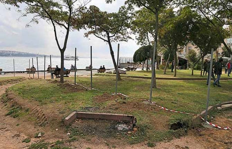 Fındıklı parkı metro inşaatı