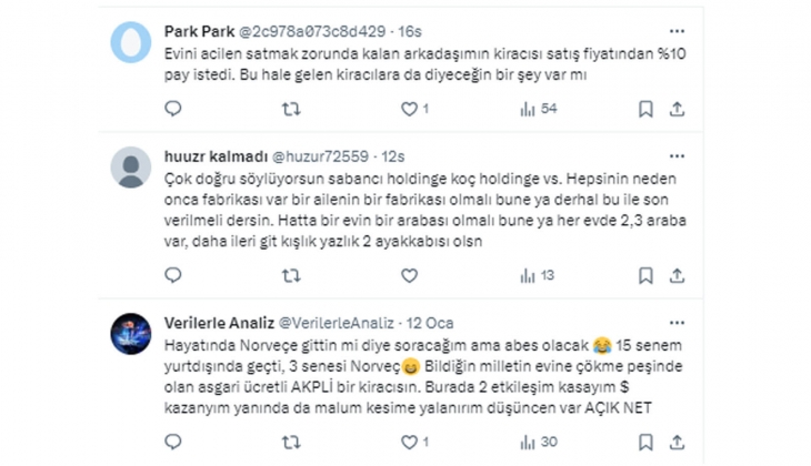 Norveç te 10 tane evi olan birine denk gelemezsin! Çünkü 10 kişinin birer evi vardır! 