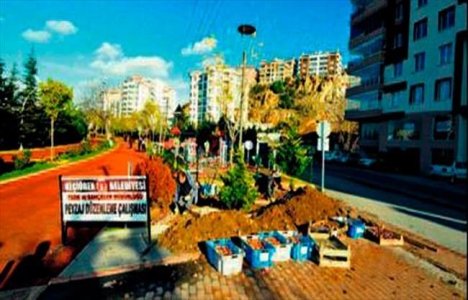 Ankara Keçiören'de çevre düzenleme ve peyzaj çalışmaları başladı!