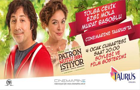 Patron Mutlu Son İstiyor filminin galası başrol oyuncularıyla Taurus AVM'de!