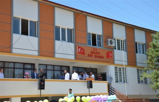 Belevi köy konağı açıldı!