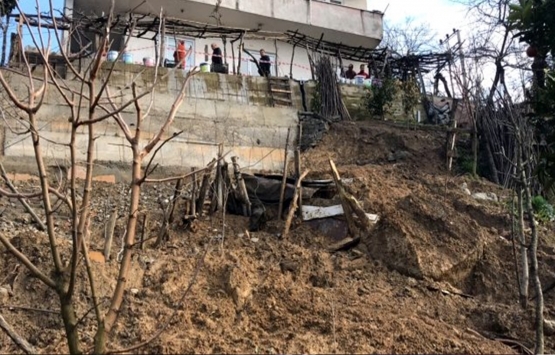 Zonguldak'ta heyelan: 3 katlı bina boşaltıldı!