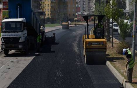 Mersin'de asfaltlama çalışmaları devam ediyor!