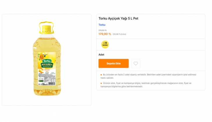 Migros ta ayçiçek yağı fiyatları dip yaptı! Bu indirim sadece 2 gün geçerli!