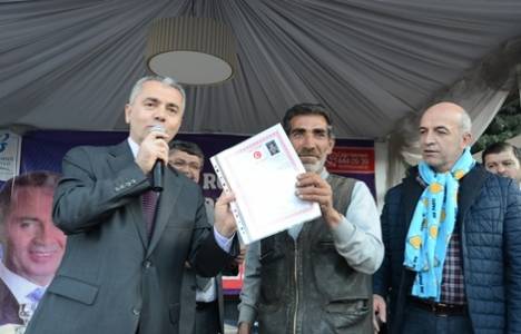 Beylikdüzü Yakuplu Mahallesi tapu dağıtımı