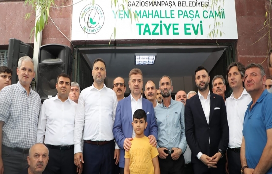 Gaziosmanpaşa Paşa Camii Taziye Evi hizmete açıldı!