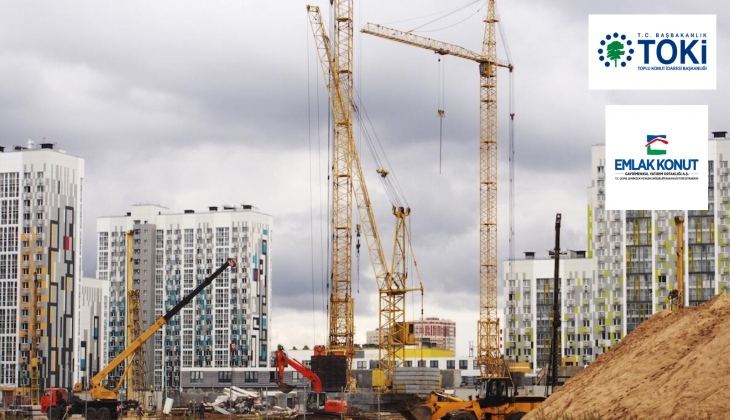 Deprem bölgesine 62,5 milyar liralık konut ve okul yatırımı! TOKİ 73, Emlak Konut GYO 4 projeye imza atacak!