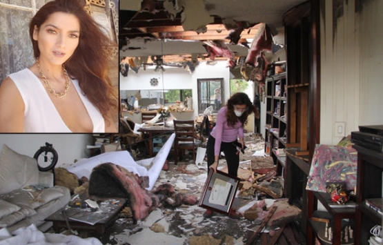 Blanca Blanco'nun California'daki evi kül oldu!