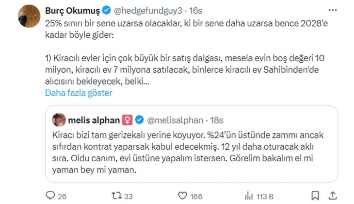 Kiralara yüzde 25 zam sınırı uzarsa, 1-2 odalı evlerin kirası 50 bin TL olur! Ev sahipleri ve kiracılar aman dikkat!