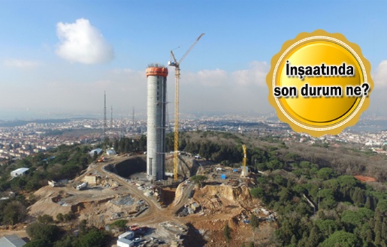 Küçük Çamlıca TV-Radyo Kulesi'nin ilk 3 katı tamamlandı!