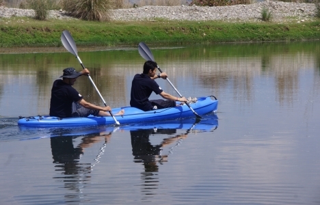 Ceyhan Nehri'nde kano keyfi turizmi canlandırıyor!