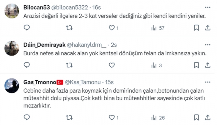 Kentsel dönüşümde sihirli değnek özel sektör: Bomboş araziymiş gibi tamamen yeni bir şehir planlaması yapılmalı!