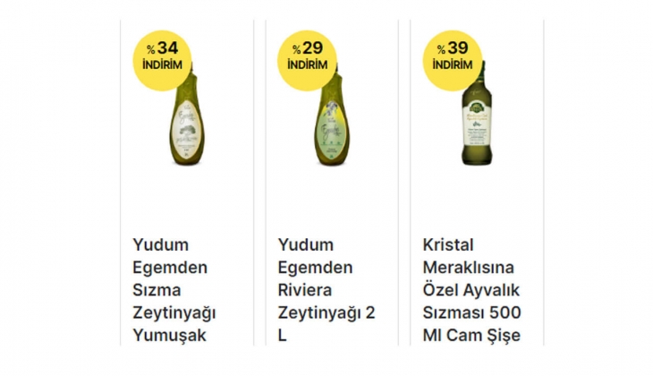 Migros tan zeytinyağı ürünlerine yüzde 39 luk çılgın kampanya! Yudum, Kristal indirimi! İşte 16 Mayıs 2022 fiyat listesi