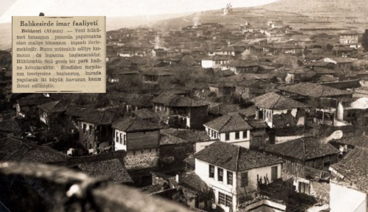 1938 yılında Balıkesir'de imar planı nasıl yapılmış?