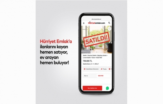 'Hürriyet Emlak'la hızlı sat' reklam filmleri yayında!