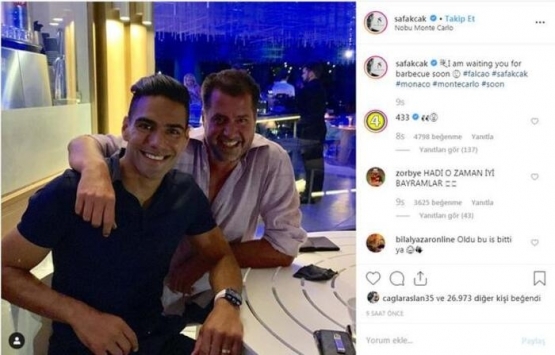 İç mimar Şafak Çak tan Radamel Falcao açıklaması!