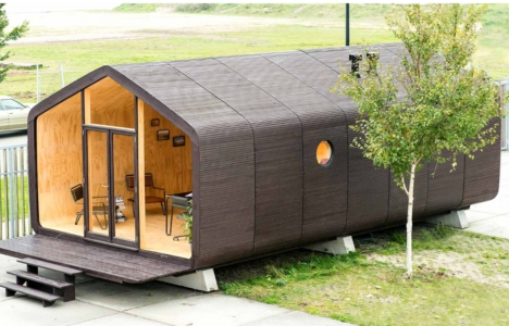 Hollandalı tasarımcılardan çevre dostu mukavva ev!