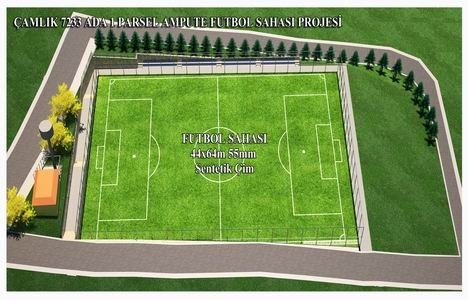 İstanbul un ilk ampute futbol sahası Pendik te inşa ediliyor!