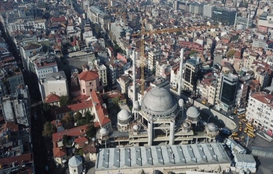 Taksim Camisi nin yüzde 90 ı tamamlandı!
