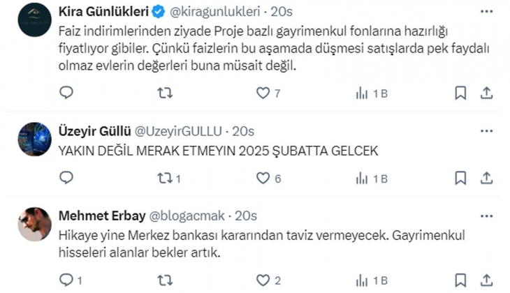 İnşaat sektörü hisseleri yükseliyor! Kripto fenomeninden faiz indirimi yakın açıklaması! 