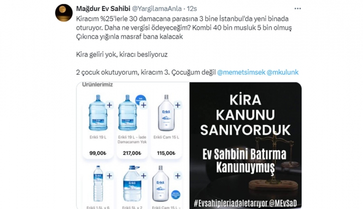 Kira vergisi yüzde 50 den fazla artacak: Yakında ne ev sahibi, ne de kiracı kalacak!