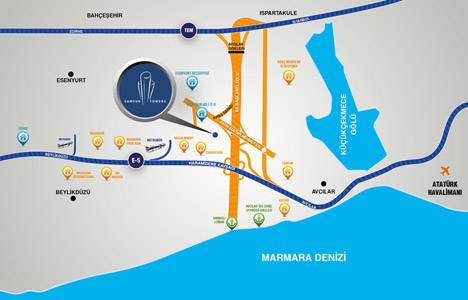 Ersa İnşaat Samsun Towers nerede?