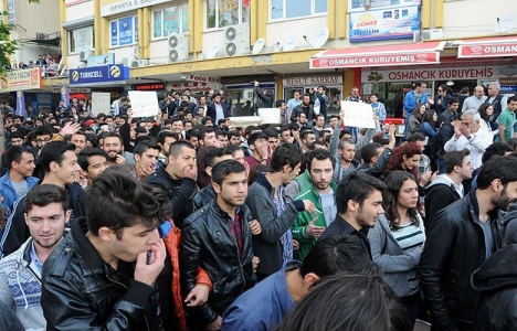 Isparta'da öğrencilerden kira protestosu!