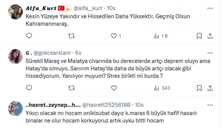 Deprem araştırmacısı Baturhan Öğüt ten Kahramanmaraş uyarısı: Stres birikimi var, 6 büyüklüğünde deprem...