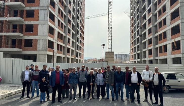 İzmir Örnekköy Dönüşüm Projesi hak sahiplerinden eylem: '9,5 yıldır bekliyoruz'