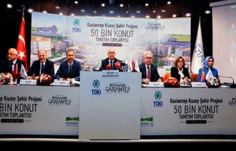 TOKİ Gaziantep'te 50 bin konutluk projeye imza atıyor!