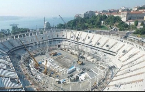 Vodafone Arena nın inşaatından son görüntüler!