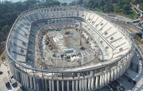 Vodafone Arena nın inşaatından son görüntüler!