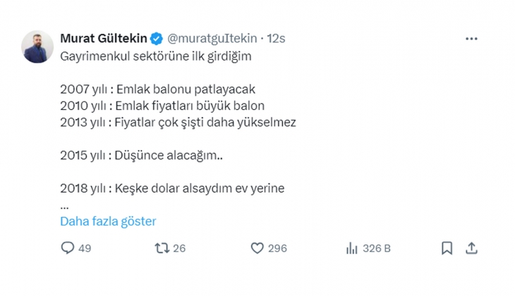 Ev almak için doğru zaman mı? 5 yıl önce çerez parasına aldığım hisse, şimdi 12 milyon TL lik daire oldu!